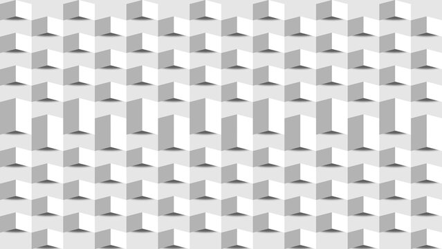 3d white cubes background marbel design rendered