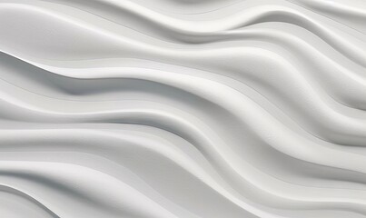  an abstract white background with wavy lines and curves in the center of the image, 3d rendering, 3d rendering, textured background, textured background.  generative ai