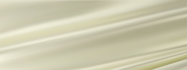 Fototapeta premium Abstract golden silk vector background. Luxury white cloth or liquid wave. Abstract or cream fabric texture background. Beige Cloth soft wave. Creases of satin, silk, and Smooth elegant cotton.