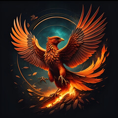 Phoenix | A symbol of resilience and rebirth, rising from the ashes with unwavering determination | Generated AI