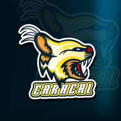 cat concept game logo