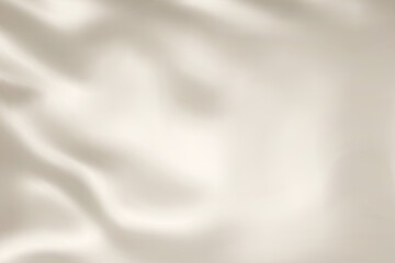 Close-up texture of natural beige silk. Light Gold fabric smooth texture surface background. Smooth elegant golden silk in Sepia toned. Texture, background, pattern, template. 3D vector illustration.