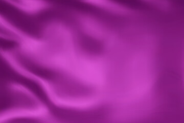 Close-up texture of purple silk. Light magenta fabric smooth texture surface background. Smooth elegant violet silk in Sepia toned. Texture, background, pattern, template. 3D vector illustration.