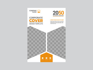 Creative corporate book cover design