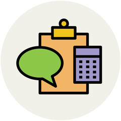 Easy to use flat icon of book 