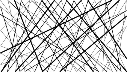 Random chaotic lines. Abstract geometric art with random, chaotic lines.