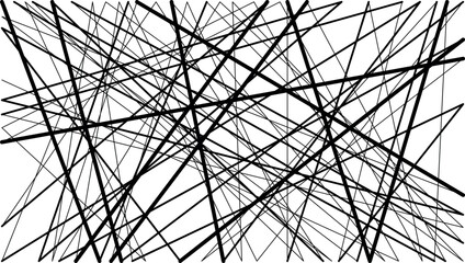 Random chaotic lines. Abstract geometric art with random, chaotic lines.