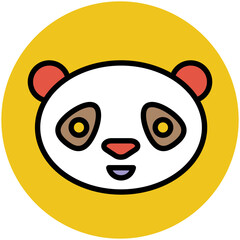 Animals Face Avatar Vector Icons