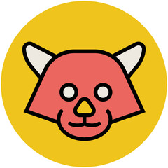 Animals Face Avatar Vector