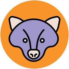 Animals Face Avatar Vector