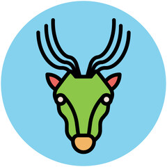 Animals Face Avatar Vector