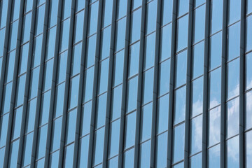 Glass business center windows. Office background.