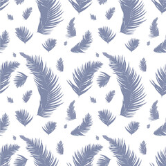 blue pattern with blue feathers for backgrounds, wallpapers, posters, business cards, clothes, bags, fabrics