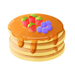 piece of cake with strawberry