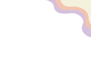 Naklejka premium shading oil paint_right corner pastel violet yellow orange _png file 