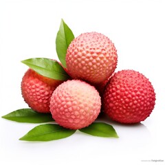 strawberries isolated on white background