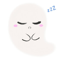 White Ghost cute