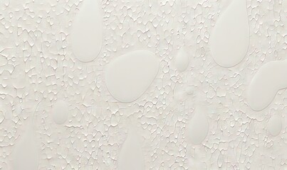  a white wall with many drops of water on the wall and a clock on the side of the wall and a clock on the side of the wall.  generative ai