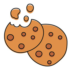 cookies hand drawn vector illustration