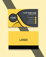 Modern Business Card - Creative and Clean Business Card Template.