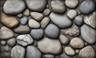 a stone texture using different shades of gray and brown, Generative AI, Generative, AI