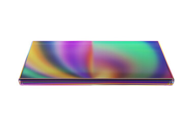 Rectangle iridescent glass shape