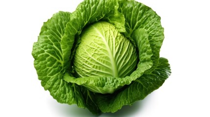 Fototapeta premium cabbage isolated on white background,