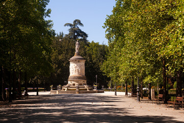 Statue dedicated to the tenor Julian Gayarre, Pamplona (Spain)