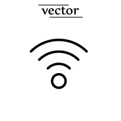 Wifi Icon Vector illustration for site and mobile app on white background..eps