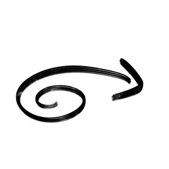 Hand drawn Black Arrow dirty brush, arrow paint, Creative arrow design doodle icons illustration