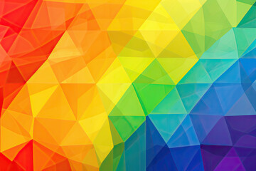 Obraz premium Rainbow Geometry 