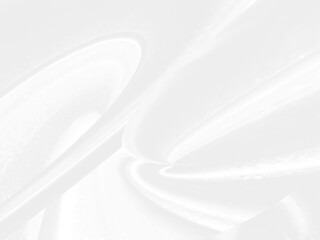 Clean woven fashion textile beautiful soft fabric abstract smooth curve shape decorative white background