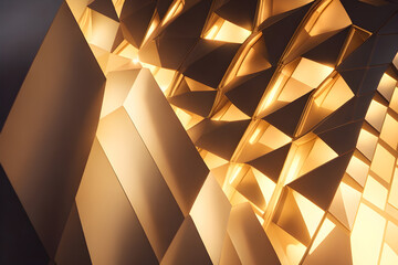 Obraz premium abstract background with gold Generate by AI