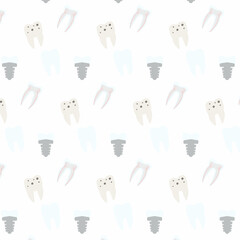 Tooth background design stomatology decoration.