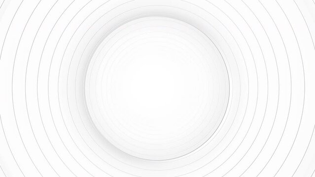 Grey white circles minimal design motion background