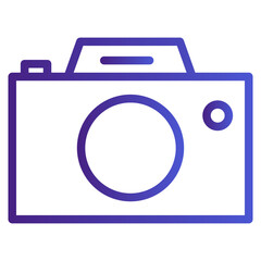 Camera Gradient Icon Style