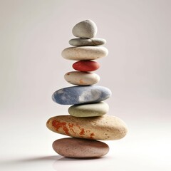 Fototapeta na wymiar zen and healing stones