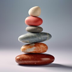 Fototapeta na wymiar zen stones 
