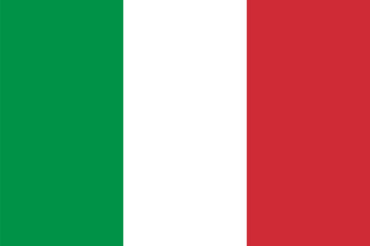 Vector flag of Italy. Accurate dimensions and official colors. Symbol of patriotism and freedom. 
