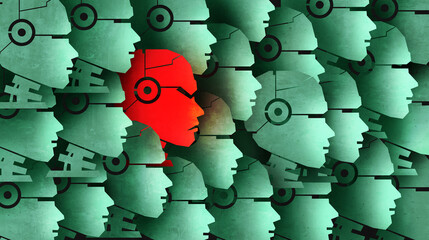 AI growth risk as Good Bots and a Bad Bot and chatbot as a social vulnerability for Robots gone rogue and the danger of robotic or artificial intelligence technology