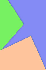 Geometric abstract background with shadow paper cut layers