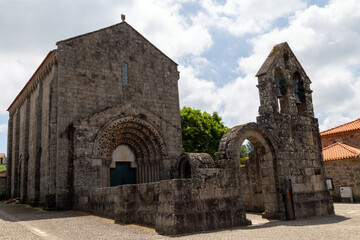 Fototapeta na wymiar Iglesia de São Pedro de Ferreira (siglo XII). Paços de Ferreira, Porto, Portugal.