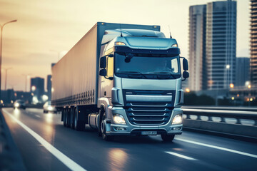  Close Photo Modern Lorry