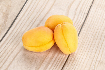Ripe sweet juicy apricot heap