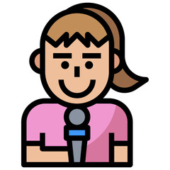 profession line icon,linear,outline,graphic,illustration