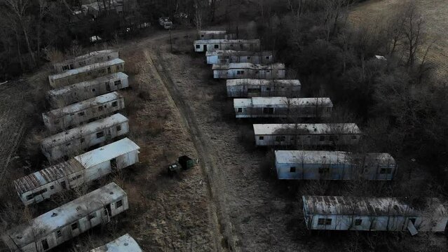 Abandoned trailer park