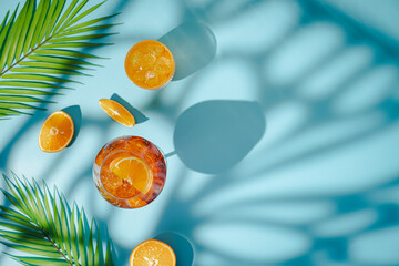 Summer refreshing cocktail