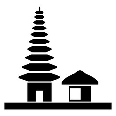 temple icon vector illustration