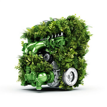 Renewable Energy.Environmental protection, renewable, sustainable energy sources. Green engine Renewable energy that is important to the world