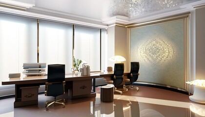 office room interior decoration